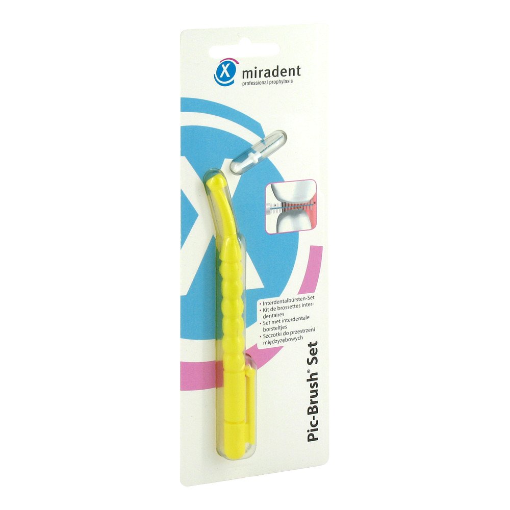 Hager Pharma GmbH Miradent Interdentalbürsten Pic-Brush Set gelb 04436941