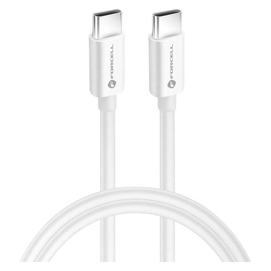 Forcell Cable FFORCELL F-ENERGY C338 cable Type C to Type C PD QC4.0 3A 60W 3 m white (3 m, 60 W) (C338W-30)