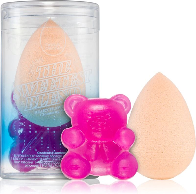 beautyblender® The Sweetest Blend Beary Flawless Cleansing Set set for the perfect look