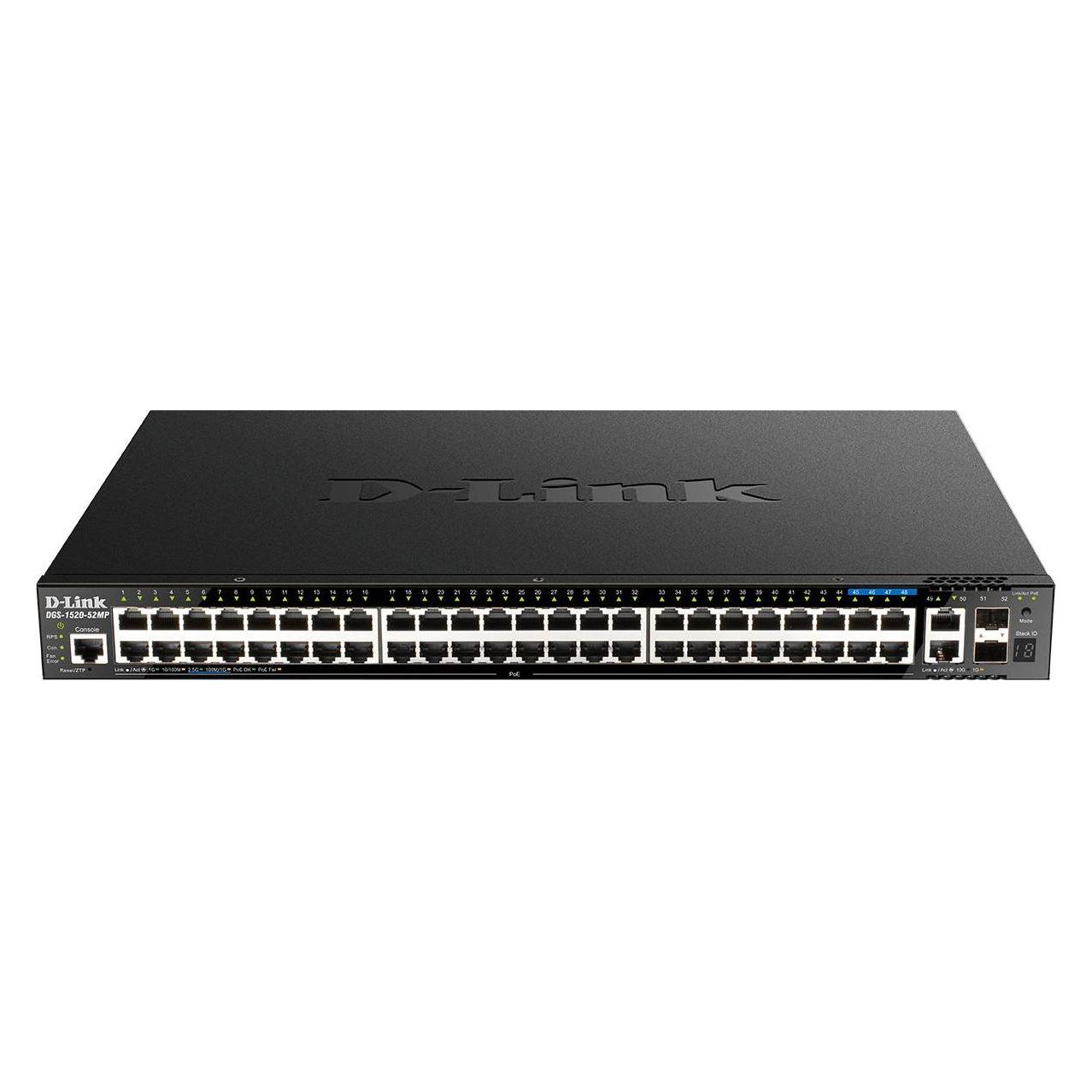 D-Link 52-P SMART MANAGED POE+ SWITCH (52 Ports) (DGS-1520-52MP/E)