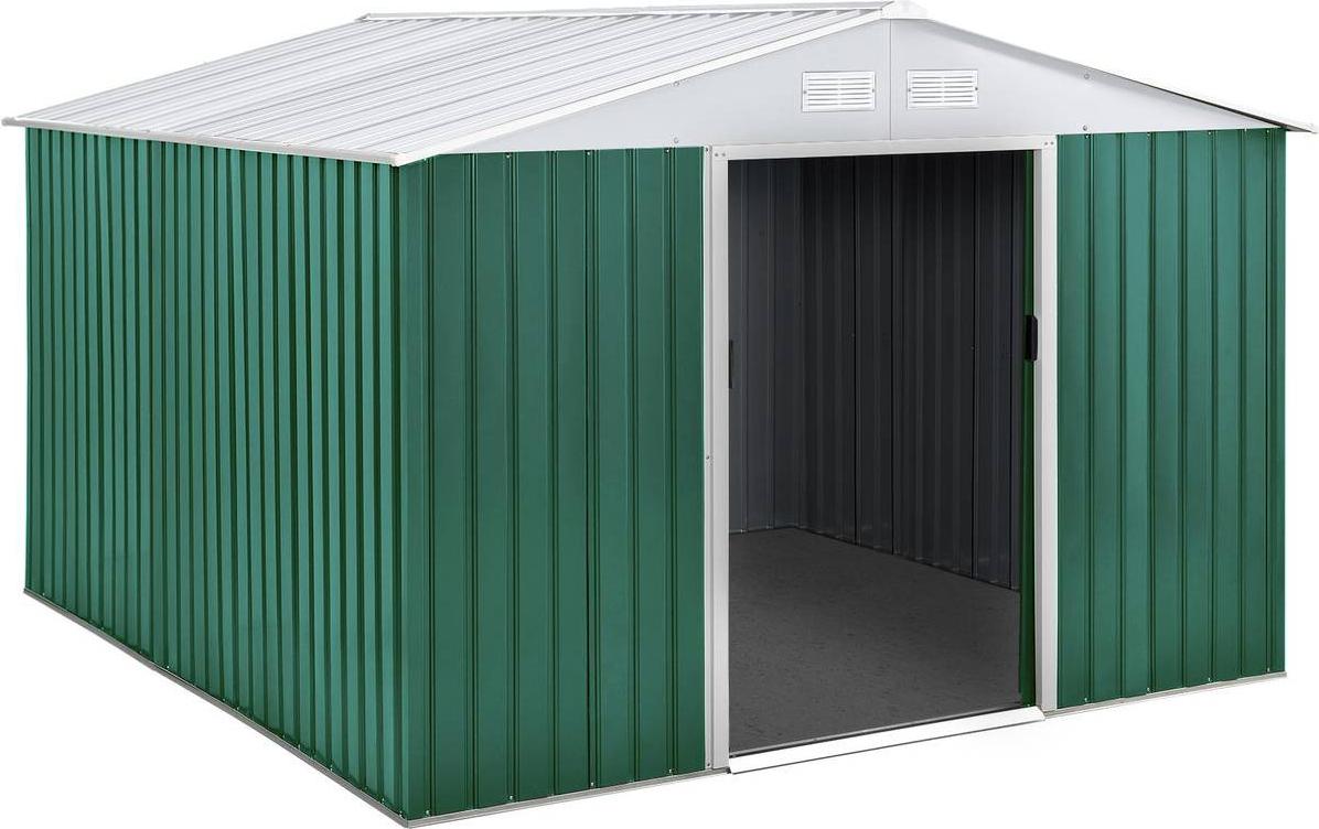 Gerätehaus aus Metall "Rosas" - 7,06 m² - Grün