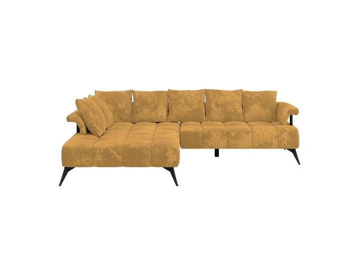 Ecksofa Vanessa Goldfarben 200x297 cm