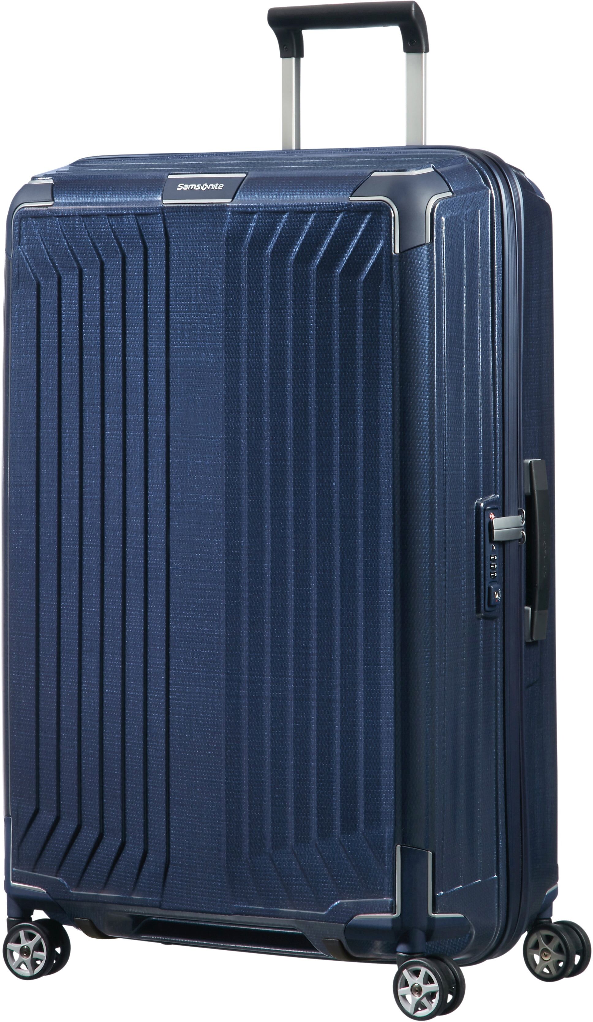 Samsonite Lite-Box 75cm 4-Wheel Large Suitcase - Deep Blue