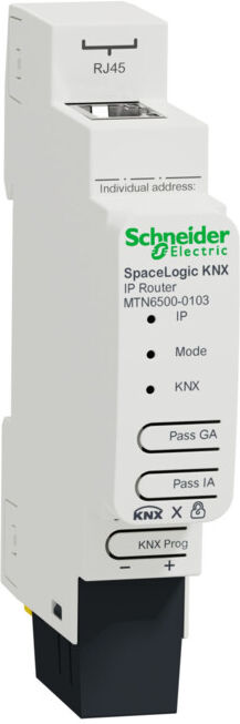 Schneider Electric SpaceLogic Routeur IP KNX Rail DIN MTN6500-0103 (MTN6500-0103)