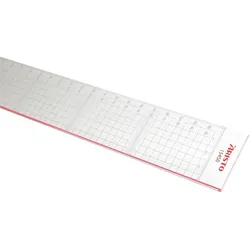 Aristo Schneidelineal 50cm Acryl transparent Packung mit 10 Stück