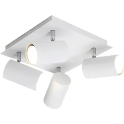 Deckenspot MARLEY 4-flammig (BT 24x24 cm) - weiß - BT 24x24 cm