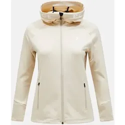 PEAK PERFORMANCE Damen Kapuzensweat W Rider Zip Hood-SAND FOG-SAND FOG, Größe XL in Braun Braun