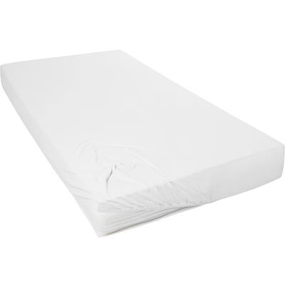 Bettlaken PRIMERA "HANS der Frische", weiß, B:150cm L:200cm, Baumwoll-Jersey, Obermaterial: 100% Baumwolle, Bettlaken, Bettlaken, hygienefinish, saugt Mikroben wie Pilze und Schimmel auf