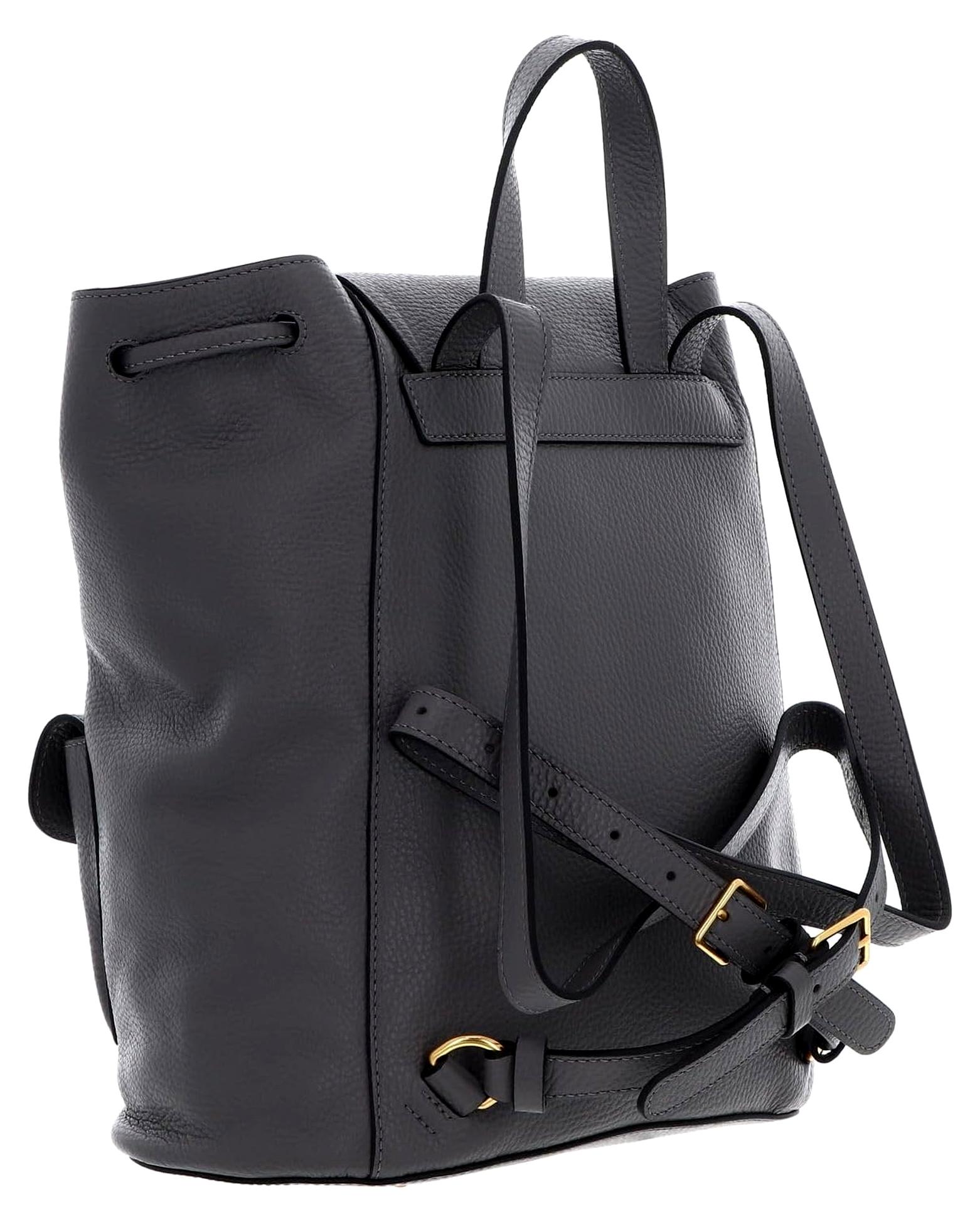 Leder Rucksack Freizeitrucksack Beat Soft Backpack Grafite grau