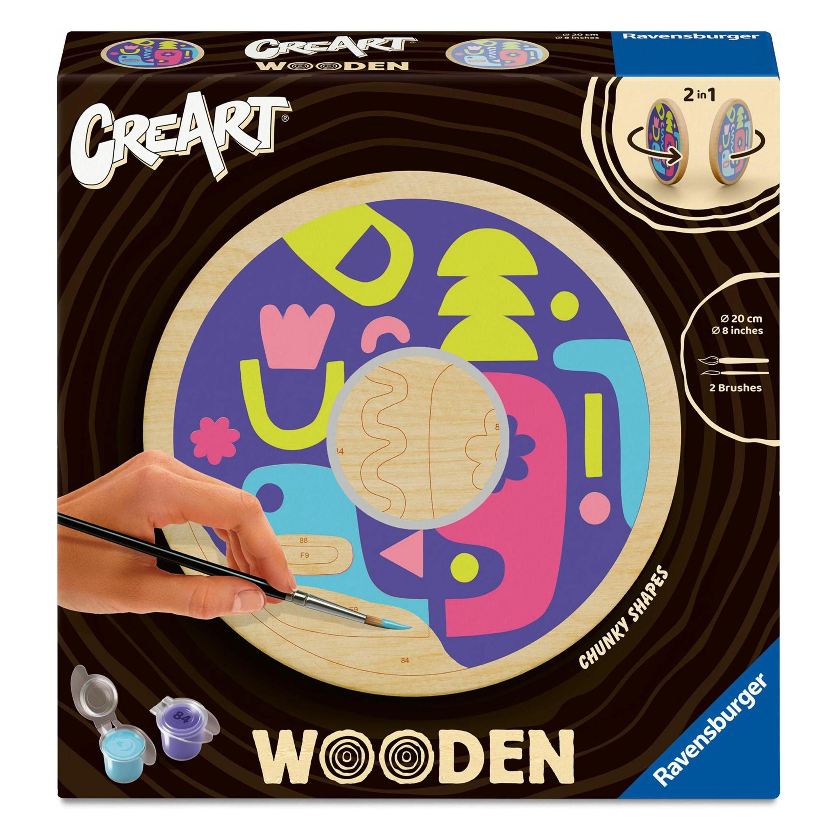 Ravensburger CreArt Wooden - Eckige Formen (25922)