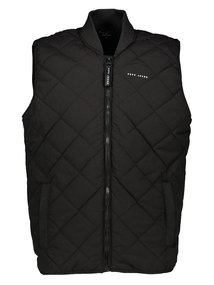 Pepe Jeans Steppweste in Schwarz - XL
