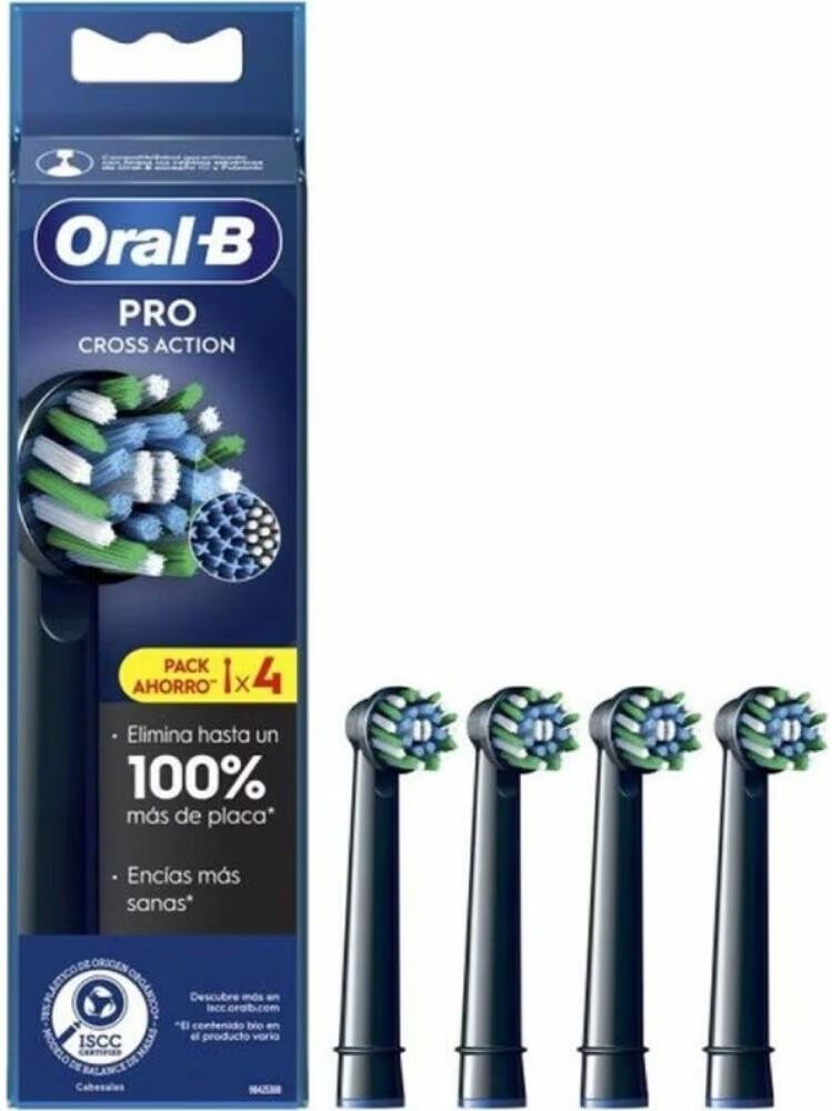 Recambios Oral-B Pro Cross Action - Pack 4 Unidades Talla Única Unisex