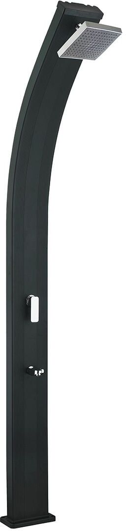 Steinbach Solardusche Slim Line Deluxe schwarz