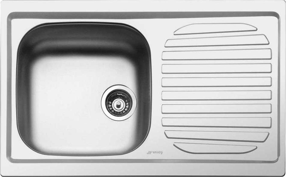Smeg LYP791D Küchenspüle Aufsatzwanne Rechteckig Edelstahl