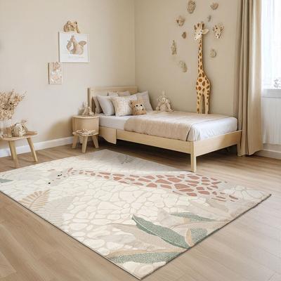 Teppich THE CARPET "Everest Kids", beige (creme), B:200cm H:14mm L:290cm, Polypropylen, Teppiche, Teppich, Kids Kinderzimmer Teppich hohe Flordichte