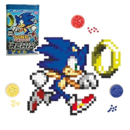 Fat Brain Toys Jixelz Remix Sonic creatieve set - Shadow - 700+ stukjes