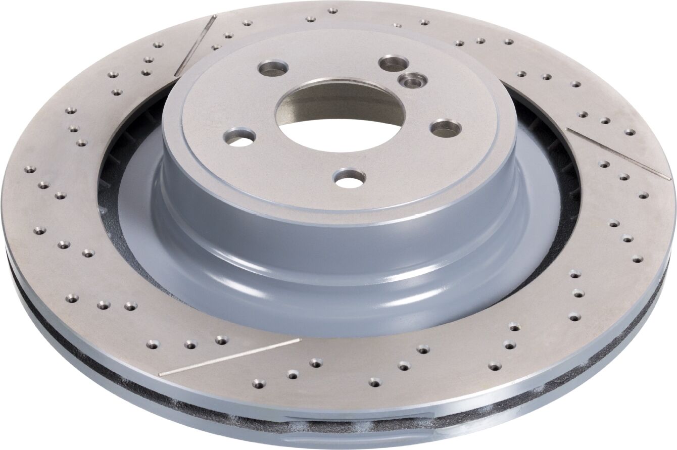 Blue Print Bremsscheibe Adu174382 Hinterachse Gelocht 360mm Für Mercedes