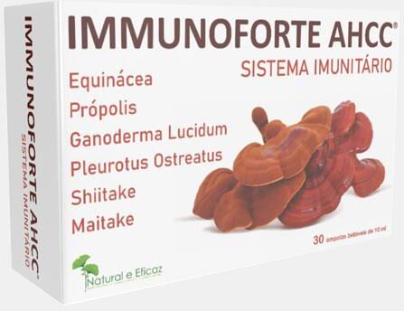 NATURAL E EFICAZ IMMUNOFORTE AHCC 30 AMPOLAS
