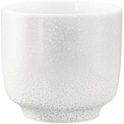 Cappuccinotasse SELTMANN WEIDEN "Sento Home", weiß (weiß, grau, gesprenkelt), H:8cm Ø:8,8cm, Porzellan, Trinkgefäße, Cappuccinotasse, Kaffee- Teetasse ohne Henkel, 330 ml