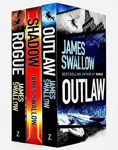 Zaffre James Swallow Marc Dane Series 4-6 Collection 3 Books Set (Shadow, Rogue, Outlaw)