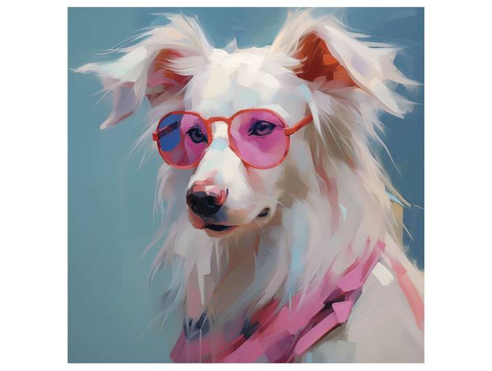 Glasbild Cool Pink Summer image LAND