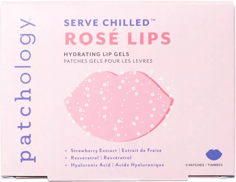 patchology - Serve Chilled Rosé Lips Hydrating Lip Gels5-Pack - Hydrating Lip Gels, 5 Paar, Fantasie