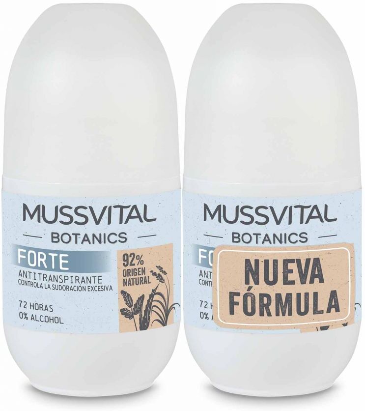 Mussvital Botanics Forte Deodorant 75 ml X2