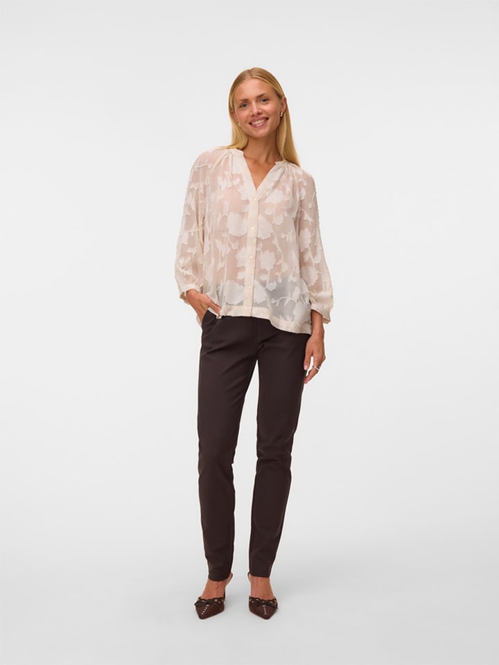 Vero Moda Bluse in Creme - L