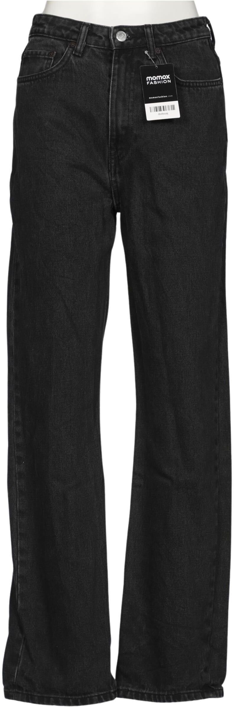 Weekday Damen Jeans, Schwarz, Gr. W28, Baumwolle - Second Hand