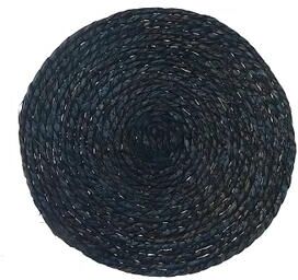 IH Casa Decor Hand Made Natural Weaving Round Placemat Blue - Set of 12