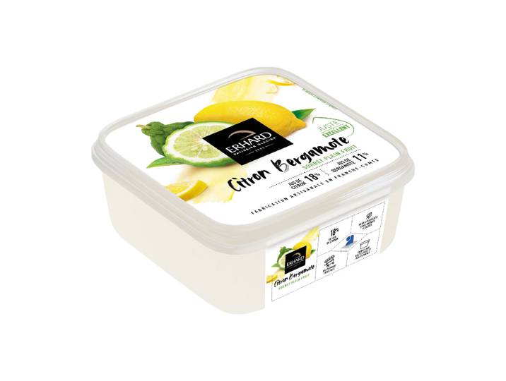 Erhard Sorbet plein fruit citron et bergamote - 488 g