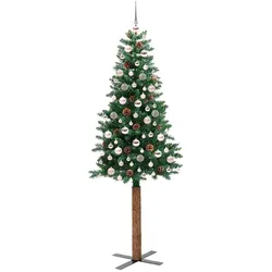 vidaXL, Weihnachtsbaum, Fenja (mit 120 pinken Bällen) (210 cm)