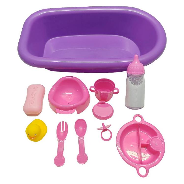 Amia Puppen-Badewanne mit Zubehör-Set (0050418782)