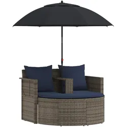 vidaXL, Gartenlounge, Garten-Sofa