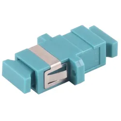 LWL-Verbinder Simplex SC-SC OM3 aqua