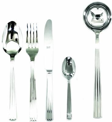 Mepra Sole Flatware Set - 49 Pieces - Stainless Steel
