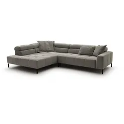 ECKSOFA OHIO Grau Cord
