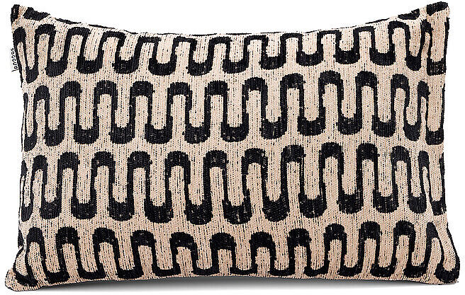 DOGGUO Hundekissen RETRO-WAVE schwarz B