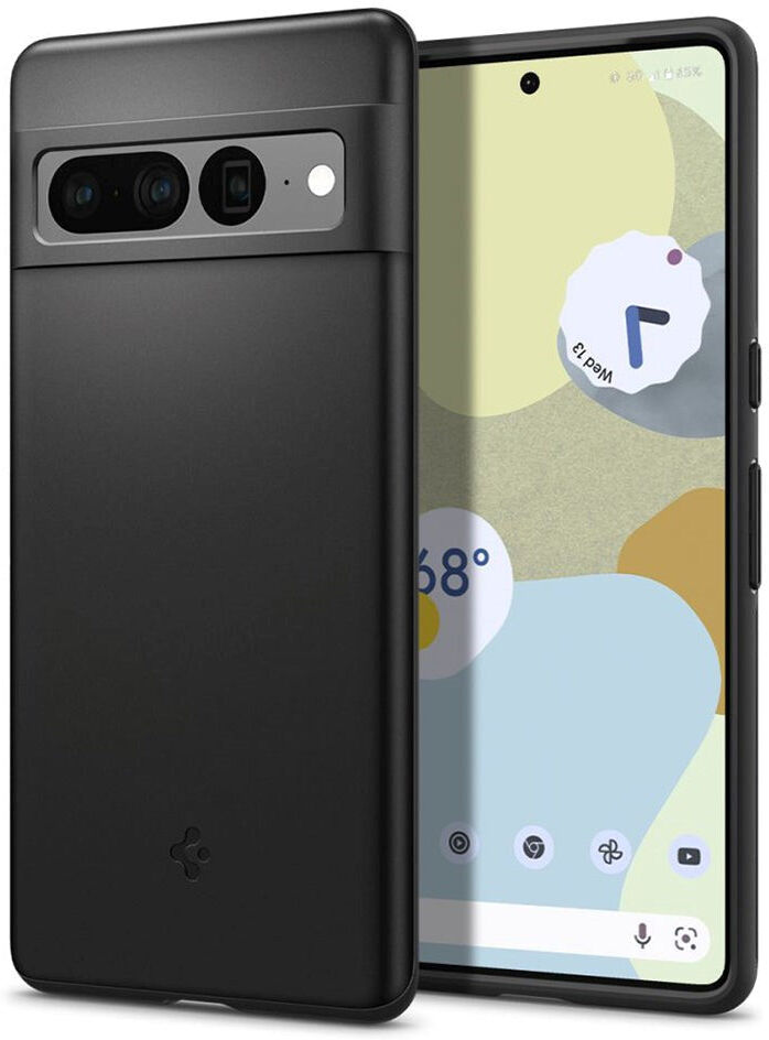 Google Pixel 7 Pro Spigen Thin Fit Bagside Cover - Sort