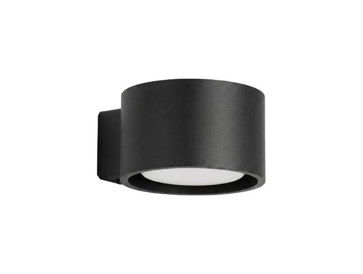 Design Wandlampe „Modo“ 1-flammig Schwarz Sollux Lighting