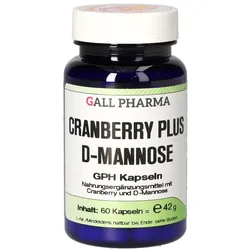 Cranberry PLUS D-mannose GPH Kapseln 60 St