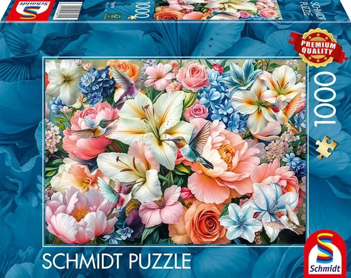 Schmidt Spiele Blumen in Pastell (1000 Teile)