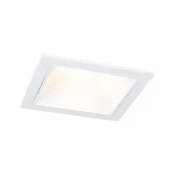 Paulmann 93128 LED Einbauleuchte 3-Step-Dim Cole Coin IP44 88x88mm 6W 470lm 230V dimmbar 2700K Weiß