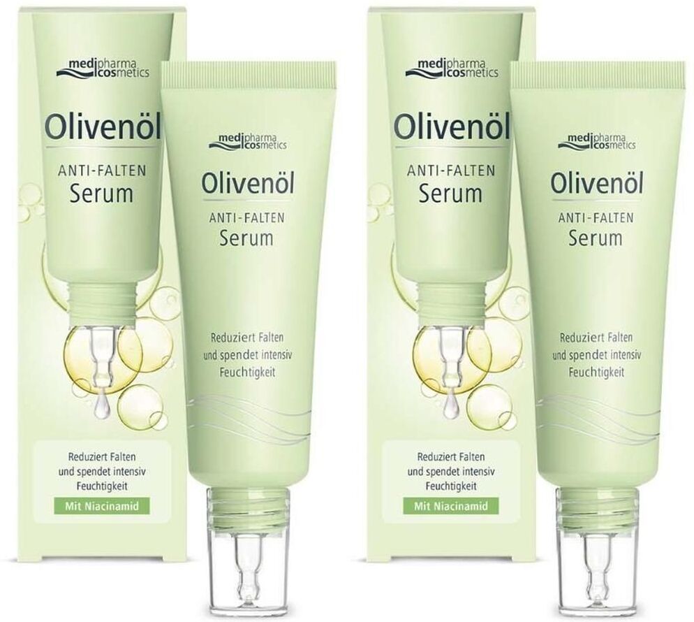 medipharma cosmetics Olivenöl ANTI-Falten Serum 2x 2x30 ml Konzentrat
