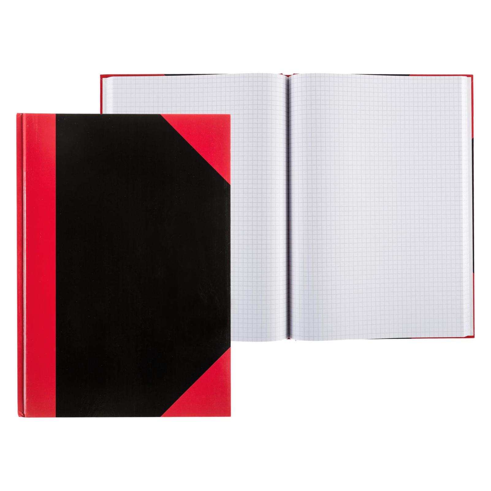 Idena Kladde A4 kariert schwarz rot FSC-Mix (A4, Kariert, Harter Einband) (22657877)