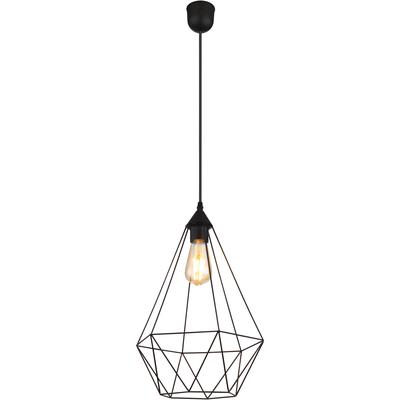 GLOBO LIGHTING Hängeleuchte "ZACHARY", schwarz, 1 Stk., Leuchten, Hängelampe/Pendelleuchte/Esszimmer/Wohnzimmer/Esstisch, Hängeleuchte