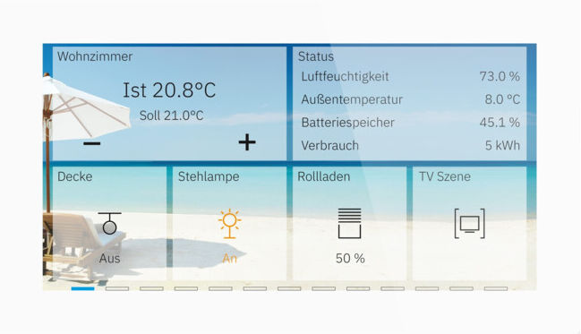 MDT Glas Touch BE-GTS06TW.01S 6 pouces blanc (BE-GTS06TW.01S)