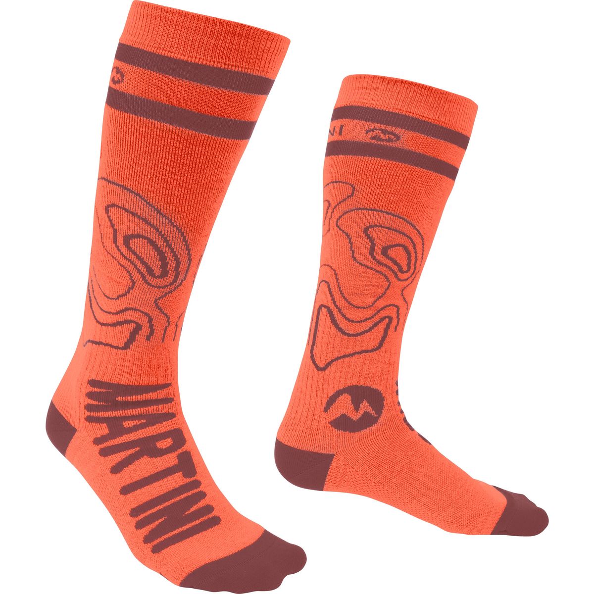 Martini Original Socks High Uni tangerine/winter apple (450/461) 35-38 AOPES0560B-450/461-35-38