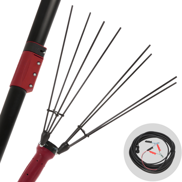 Archman AB01 - Abbacchiatore elettrico 220/315 cm a batteria tipo auto con cavo in dotazione - Asta telescopica