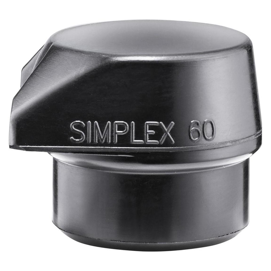 Halder Schonhammerkopf Kopf-Ø 60 mm Gummi schwarz mittelhart (3202.260)